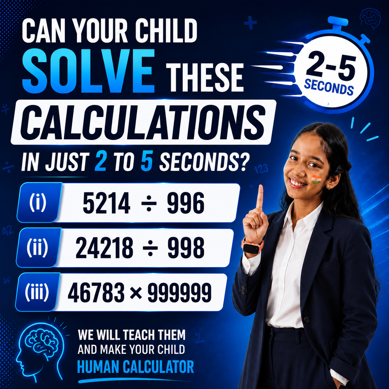 Vedic Mathematics Platform Showcase Banner